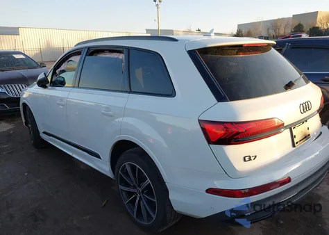 2022 Audi Q7 Prestige 55 Tfsi Quattro Tiptronic из США, поврежденный, VIN WA1VXBF77ND014408